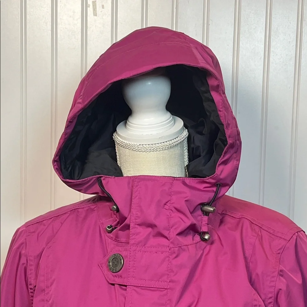 Betty Rides Women's Pink Hooded Snowboarding Jacket - Picture 5 of 16